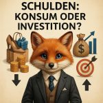 Der Geldfuchs erklärt das Thema Schulden Konsum oder Investition
