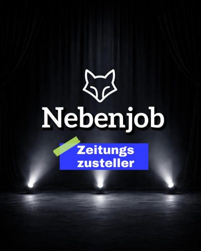 Zeitungszusteller und Prospektverteiler als Nebenjob