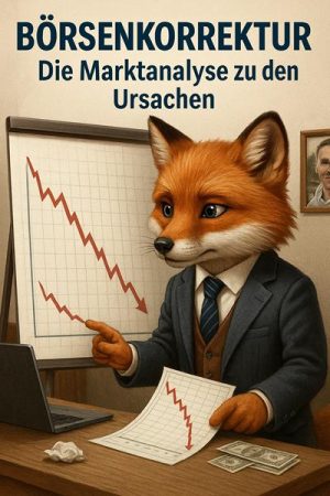 Thema an der Tafel Börsenkorrektur die Markanalyse