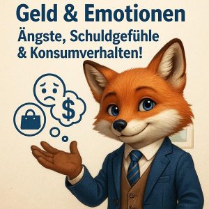 Kapitalfuchs zeigt das Thema Geld und Emotionen Ängste Schuldgefühle und Konsumverhalten