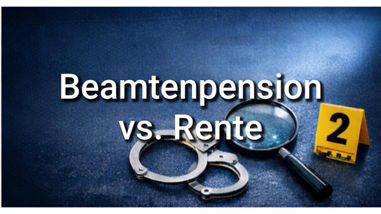 Beamtenpension vs Rente