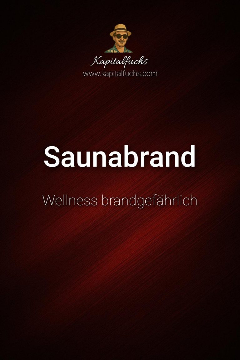 Saunabrand – Warum jede Sauna irgendwann brennt