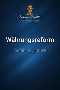 Gefahr einer Währungsreform – Signale und Absicherung