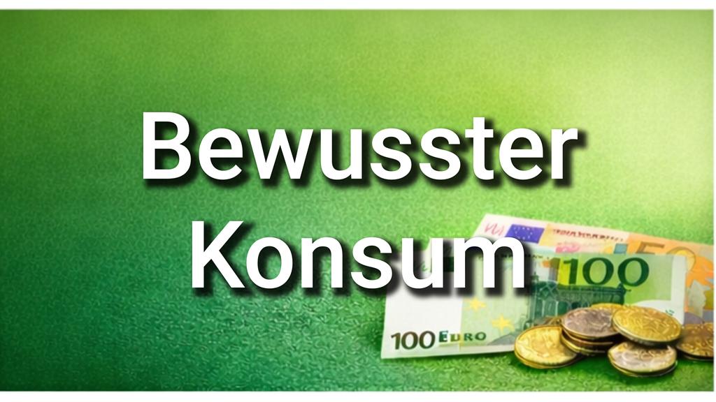 Bewusster Konsum ohne Verzicht