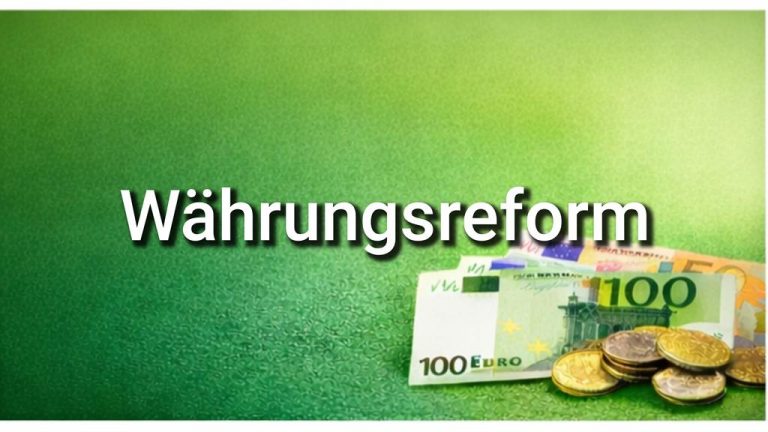 Gefahr einer Währungsreform in Deutschland und im Ausland