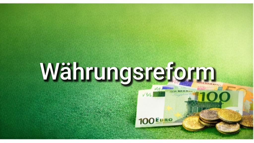 Gefahr einer Währungsreform in Deutschland und im Ausland