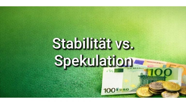 Stabilität statt Spekulation: So schützt du clever dein Geld