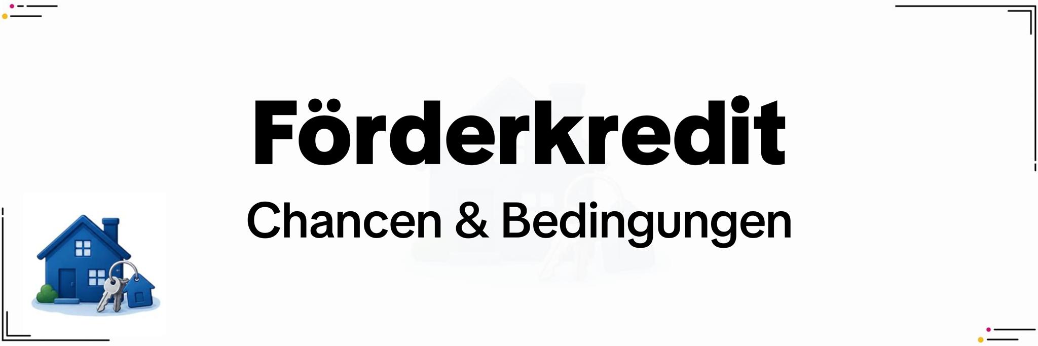 Der Förderkredit – Chancen, Bedingungen und sinnvolle Einsatzbereiche