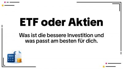 ETFs oder Aktien – was lohnt sich langfristig mehr