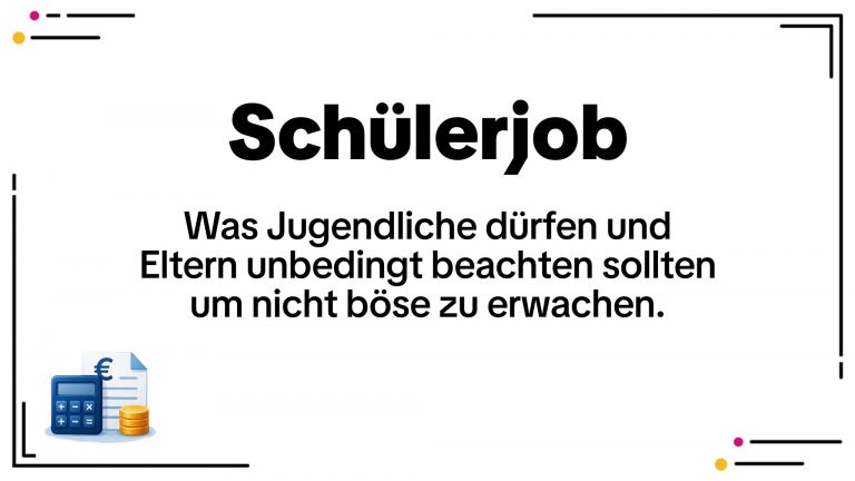 Schülerjob - Was Jugendliche dürfen – und wie Eltern alles richtig machen
