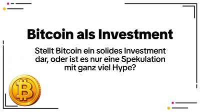 Bitcoin als Investment