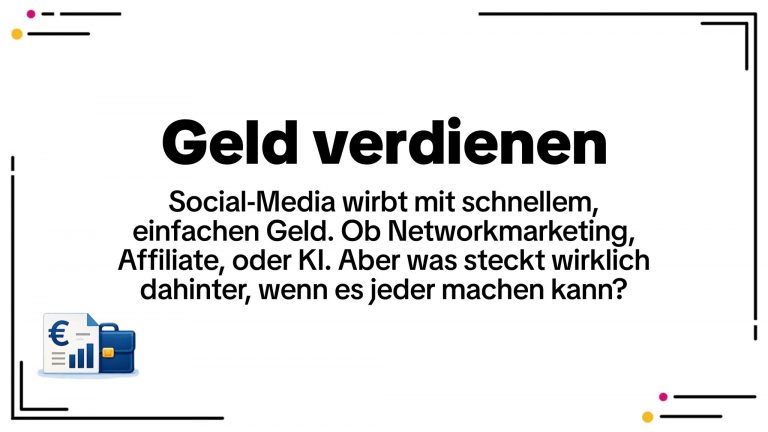 Geld verdienen mit dem, was alle machen?