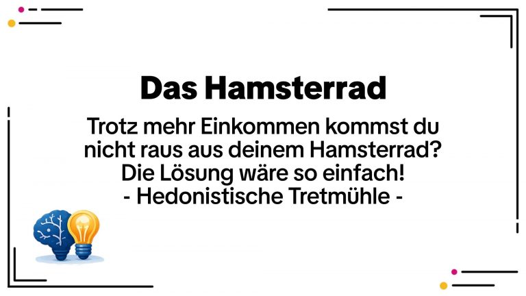 Hedonistische Tretmühle: Gefangen im Hamsterrad trotz mehr Einkommen