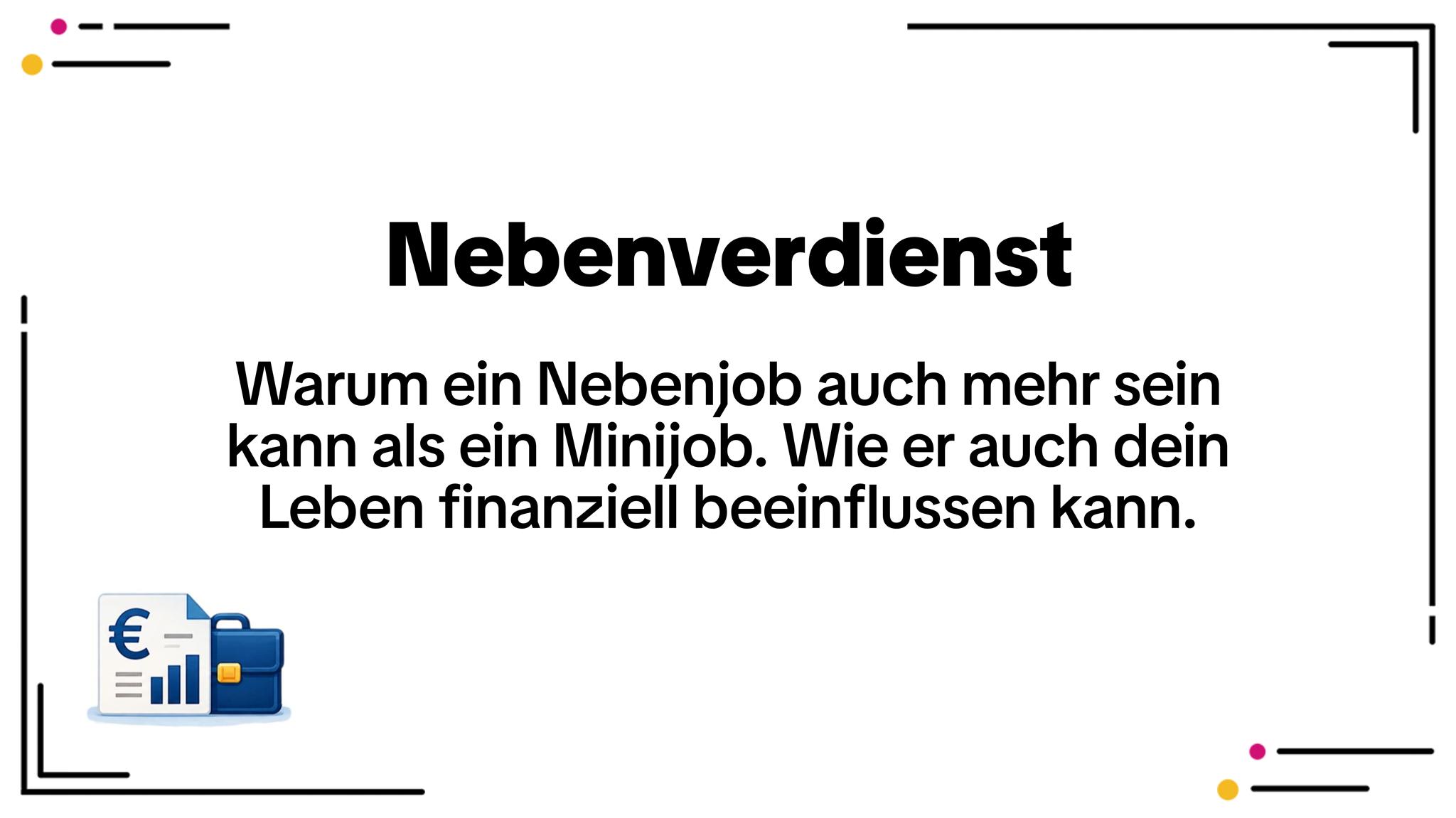 Nebenjob – Mehr als nur ein bisschen Geld nebenbei
