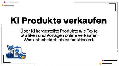 KI Produkte verkaufen