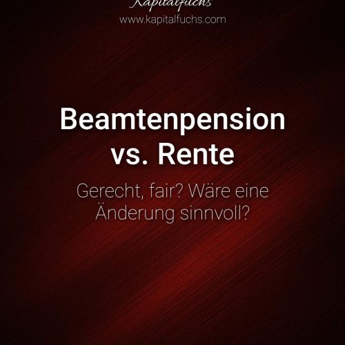 Beamtenpension vs. Rente: Wer bekommt mehr und warum?